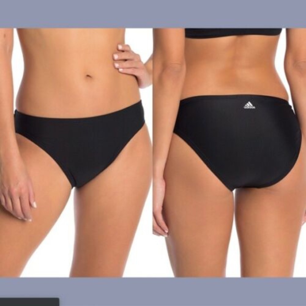 NWT‎ Adidas Hipster Bikini Bottom in Black XL
